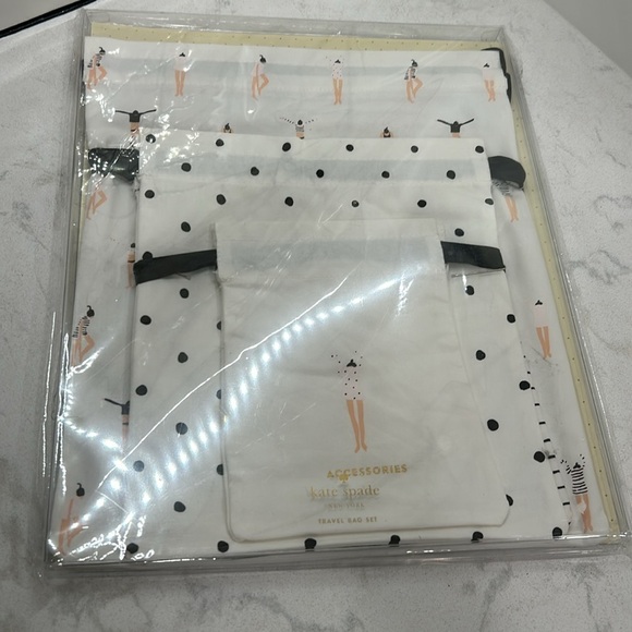 Kate Spade Getting Dressed Travel Bag Set NWT - Picture 11 of 11
